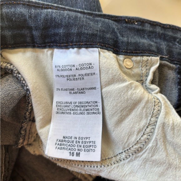 Levi's Modern Straight Leg Jeans in Deep Indigo size 16 Women’s - Picture 4 of 4